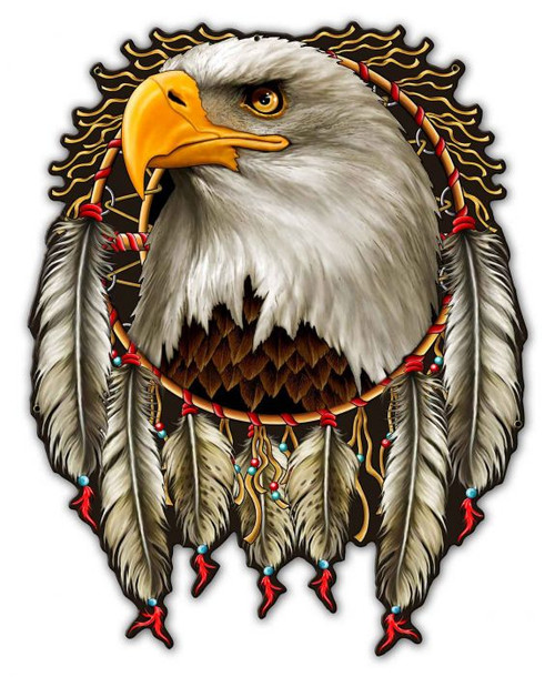 W Eagle Dream Metal Sign 29 x 37 Inches