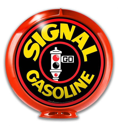 Signal Gas Globe Metal Sign 16 x 16 Inches