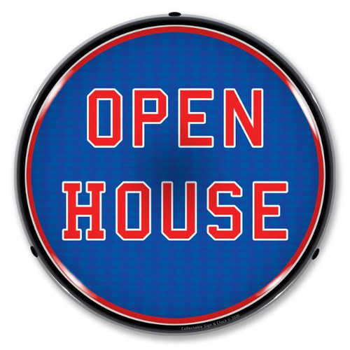 Open House LED Lighted Business Sign 14 x 14 Inches