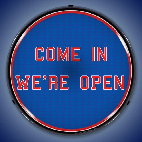 Come in Were Open LED Lighted Business Sign 14 x 14 Inches