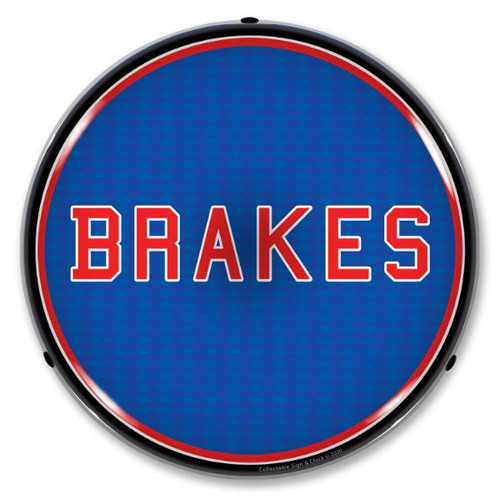 Brakes LED Lighted Business Sign 14 x 14 Inches