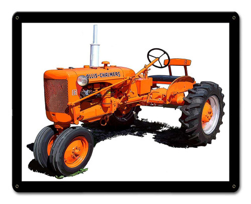 Allis Chalmers Model C Metal Sign 15 x 12 Inches