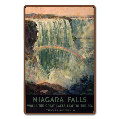 Niagara Falls Metal Sign 12 x 18 Inches