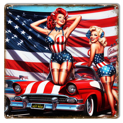 Made In America 12 x 12 Inches