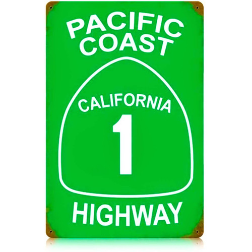 Vintage PCH Metal Sign 12 x 18 Inches