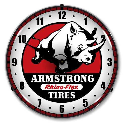 Armstrong Tire Lighted Wall Clock