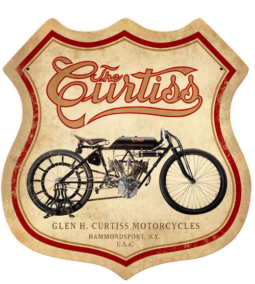 Retro Curtiss Metal Sign 15 x 15 Inches