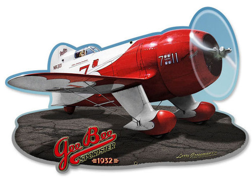 Gee Bee Racer Aviation Metal Sign 17 x 12 Inches