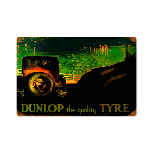 Tyre Automotive   Metal Sign   18 x 12 Inches