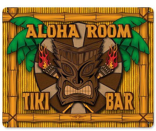 Boom Boom Room Metal Sign 15 x 12 Inches