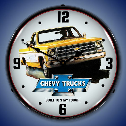 1979 Chevrolet Truck Lighted Wall Clock 14 x 14 Inches