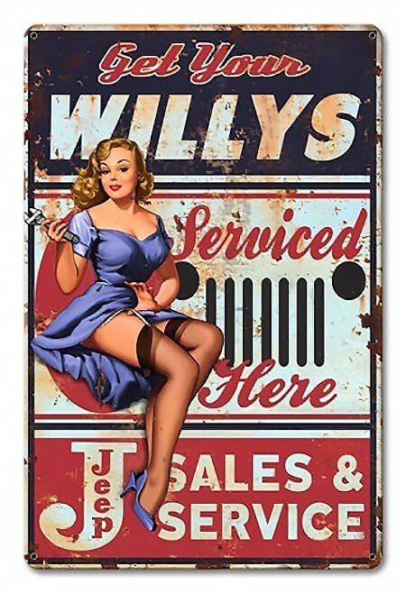 Desperate Enterprises Cowgirl Blues Blechschild – Vintage Wanddekoration, Made In USA