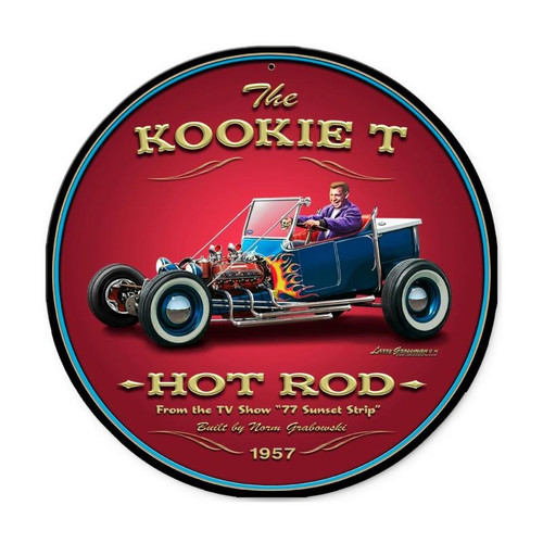 Kookie T Metal Sign 14 x 14 Inches