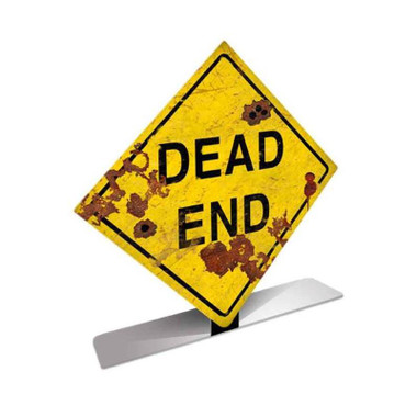 26 Metal Dead End Sign Decoration