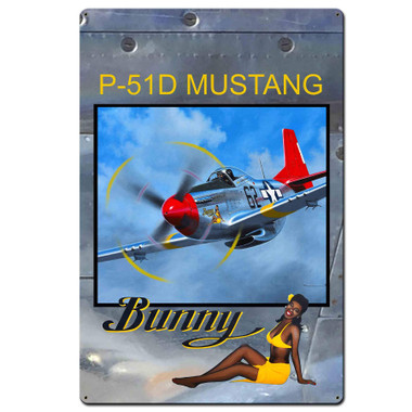 【2025新春福袋】 stk238-bunny-on-p-51-mustang- 航空機・ヘリコプター