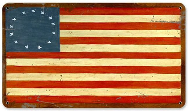 超希少 80s CHECKER FLAG USA製 ヴィンテージファブリック AIF044-Retro-US-Flags-13-Stars