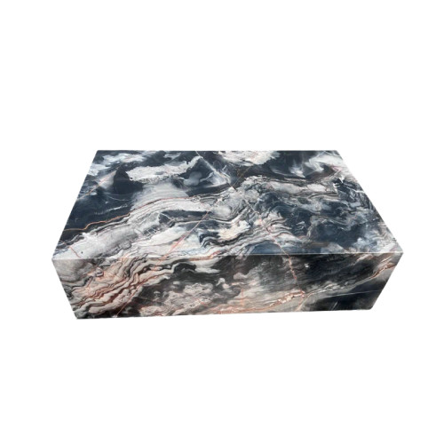 Genuine Marble Block Coffee Table - Phantom Marble