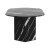 Genuine Marble Oval Dining Table 8-Seat - Black Marble