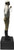 Classic Lawn Jockey Garden Statue, Matte, White-Beige