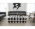 Genuine Marble Block Coffee Table - Nero Black / Carrara / Rosso Levanto Marble