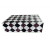 Genuine Marble Block Coffee Table - Nero Black / Carrara / Rosso Levanto Marble