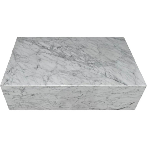 honed-carrara-white-marble-block-coffee-table