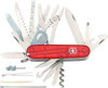 Victorinox Swiss Champ, Ruby Red Translucent Handles