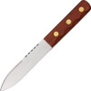J.A. Sheffield  England Green River Knife, Carbon Steel, Brown Hardwood Handle