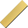 Fallkniven Diamond Ceramic Whetstone. 8 1/4" x 2 1/4". Fine grit (25 micron) goldtone diamond surface on one side, black ceramic stone on the other side.