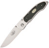 Fallkniven P Framelock Folding Knife (FNP3GCF) 3" 3G Satin Drop Point Plain Blade, Carbon Fiber Handle