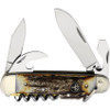 Boker Camp Knife tools: can opener, cap lifter/flat screwdriver, punch/reamer, corkscrew