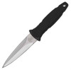 Smith & Wesson SWHRT3 HRT Military Boot Knife, 7.37" 440C SS Plain Blade, Black Kraton Handle, Black Sheath