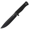 Fallkniven A1 Survival Knife (A1BLZ) 6.3" Laminated VG-10 Black CeraCoated Fixed Blade, Black Checkered Kraton Handle with a Black Zytel Sheath
