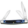 Case 14305 Ford Medium Stockman, Sawcut Jigged Blue Bone Handle (6344 SS)