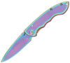 Boker Magnum Blaze (01MB255) 2.87" 440A Spectrum Drop Point Plain Blade, Spectrum Stainless Steel Handle