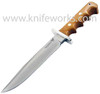 BlackJack Halo Attack, Finger Grooved Natural Canvas Micarta Handle, Leather Sheath