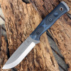 TOPS BROS154BB B.O.B. Fieldcraft, 4.75" 154CM Plain Blade, Black/Blue G-10 Handle-Kydex Sheath