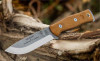 TOPS BROSTBF B.O.B. Fieldcraft, 4.75" 1095 Plain Blade, Tan Canvas Micarta Handle-Kydex Sheath