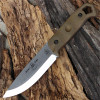 Tops Knives Brakimo 10" Fixed Blade, BRAK-01, 5.25" 1095 Blade, Green Micarta Handle