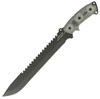 TOPS Steel Eagle, Extra Heavy Duty, 1095 Carbon Steel, Black Linen Micarta