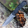 Tops Tex Creek, 1095 High Carbon Steel, Black Canvas Micarta Handle