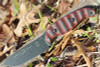 TOPS Viper Scout Fixed Blade, 1095 High Carbon Steel, Red/Black G-10 Handle