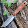 TOPTOPS BROS154TC B.O.B. Fieldcraft, 4.75" 154CM Plain Blade, Tan Canvas Micarta Handle-Kydex Sheath