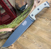 ESEE-Junglas Fixed Blade Machete (Junglas-TG)-10.38" Tactical Gray Drop Point Blade, Tan Micarta Handle