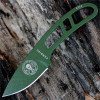 ESEE-Candiru Fixed Blade Knife (ESEE-CAN-OD-E) 2.00" OD Green 1095 Drop Point Blade, OD Green Skeletonized Handle