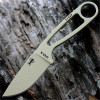 ESEE-Izula Survival Kit Fixed Blade Knife (IZULA-DT-KIT) 2.63" Desert Tan 1095 Drop Point Blade, Desert Tan Skeletonized Handle