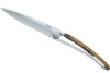 Deejo DEE1CB002 Wood 37g, 3.75" Z40C13 SS Plain Blade, Juniper Wood Handle