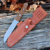 Bark River 113MNC Bravo 1.5, 5.8" A-2 Plain Blade, Natural Canvas Micarta Handle