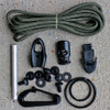 ESEE Izula II Survival Kit IZULA-II-OD-KIT Kit Contents Flat Lay Detail View