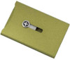 Wagner Swiss Wallet, Anodized Aluminum, Money Clip, Green